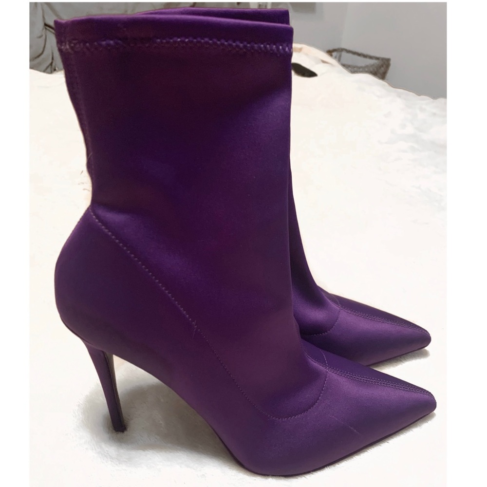 ✨ Purple Stiletto Bootie